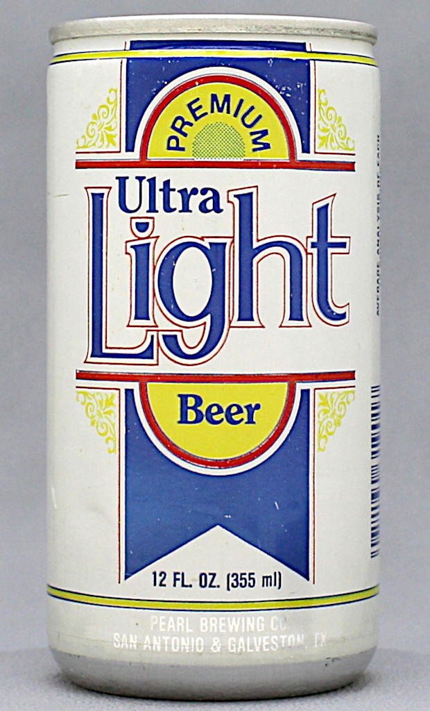 Ultra Light Premium Beer 12 Oz Tab/Stay Top Can