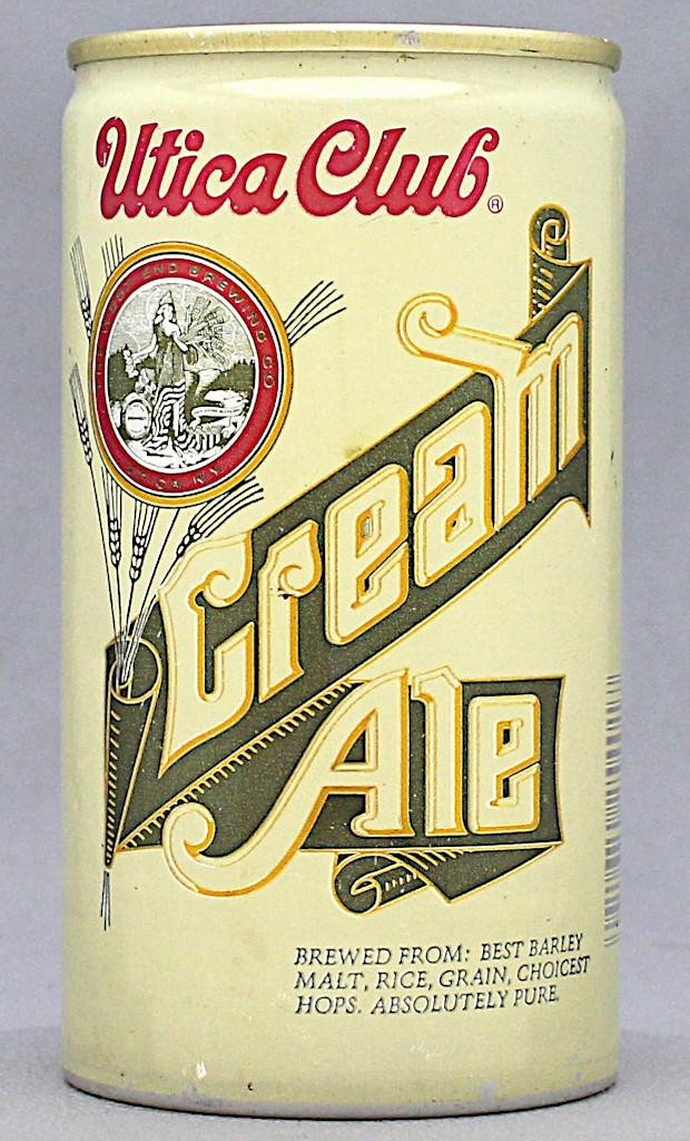 Utica Club Cream Ale 12 Oz Tab Top Can