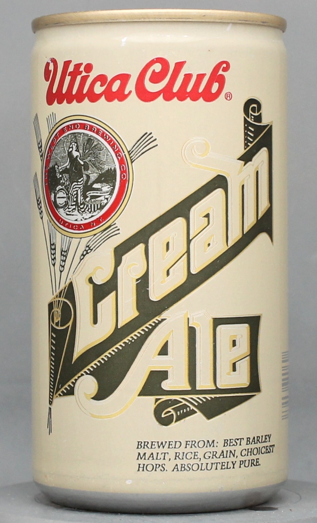 Utica Club Cream Ale 12 Oz Tab/Stay Top Can