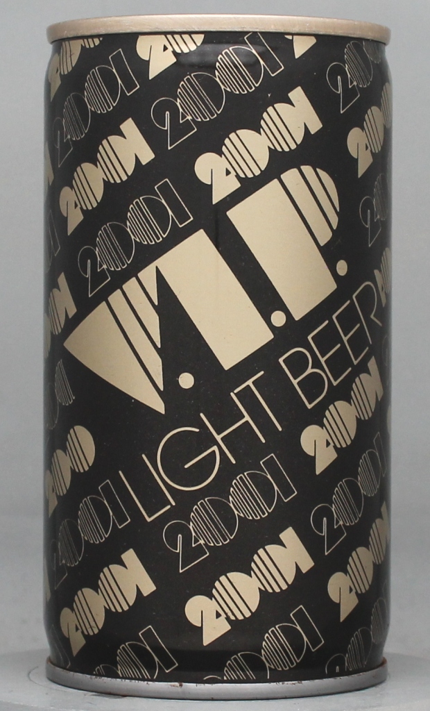 V.i.p. Light Beer 12 Oz Tab Top Can
