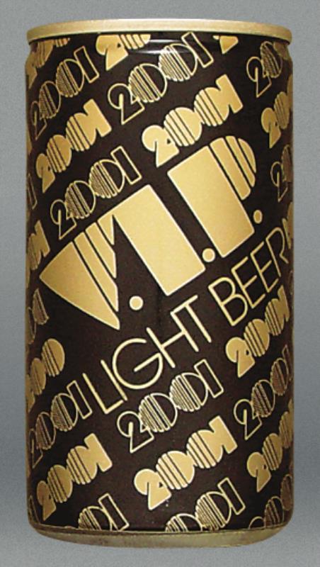 V.i.p. Light Beer 12 Oz Tab Top Can