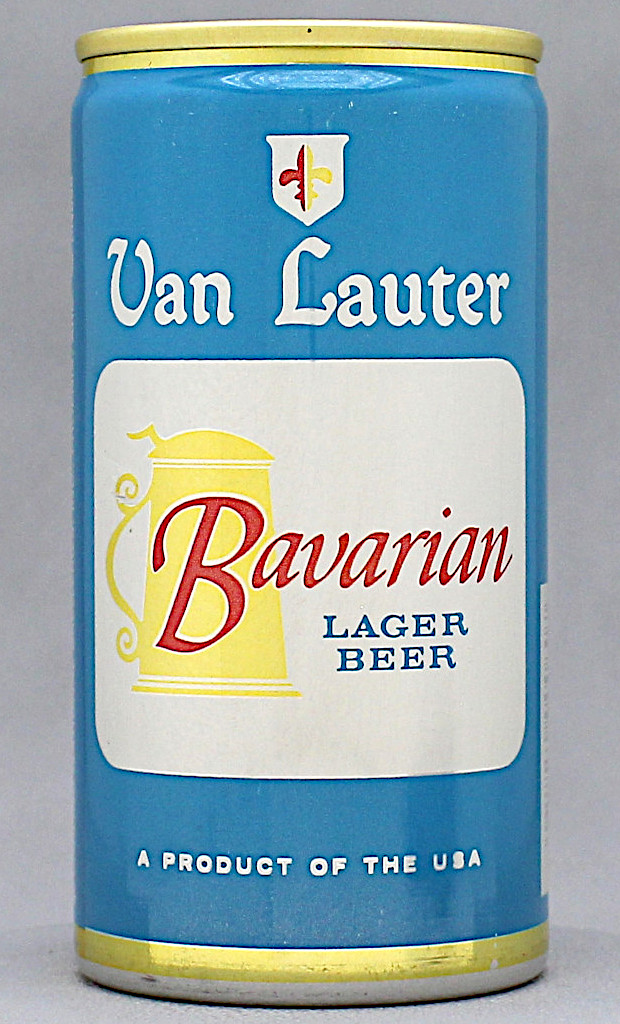 Van Lauter Bavarian Lager Beer 12 Oz Tab Top Can