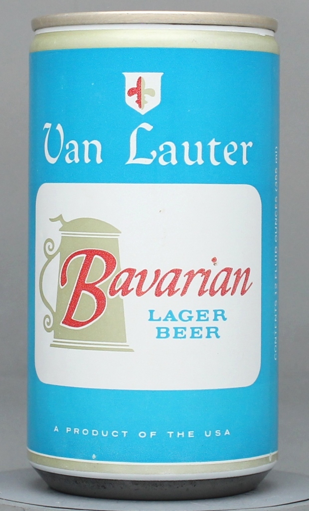 Van Lauter Bavarian Lager Beer 12 Oz Tab Top Can