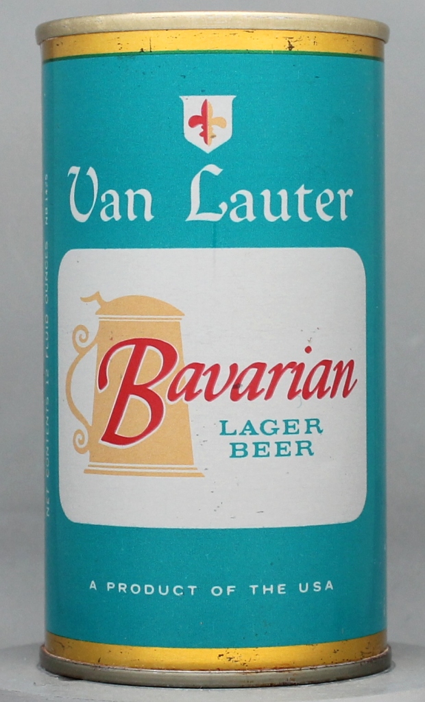 Van Lauter Bavarian Lager Beer 12 Oz Tab Top Can