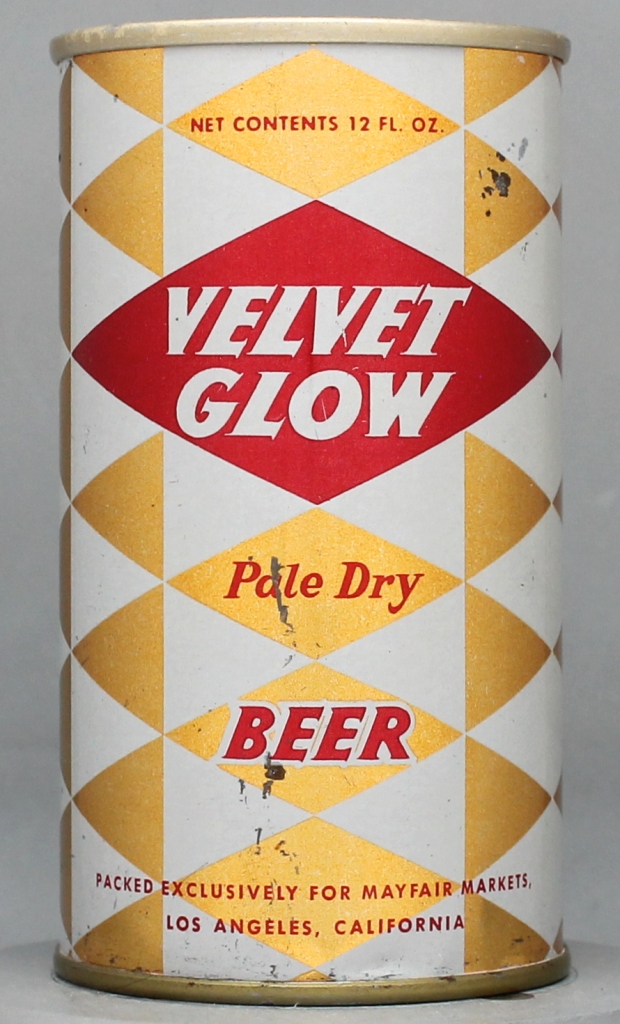 Velvet Glow Pale Dry Beer 12 Oz Tab Top Can