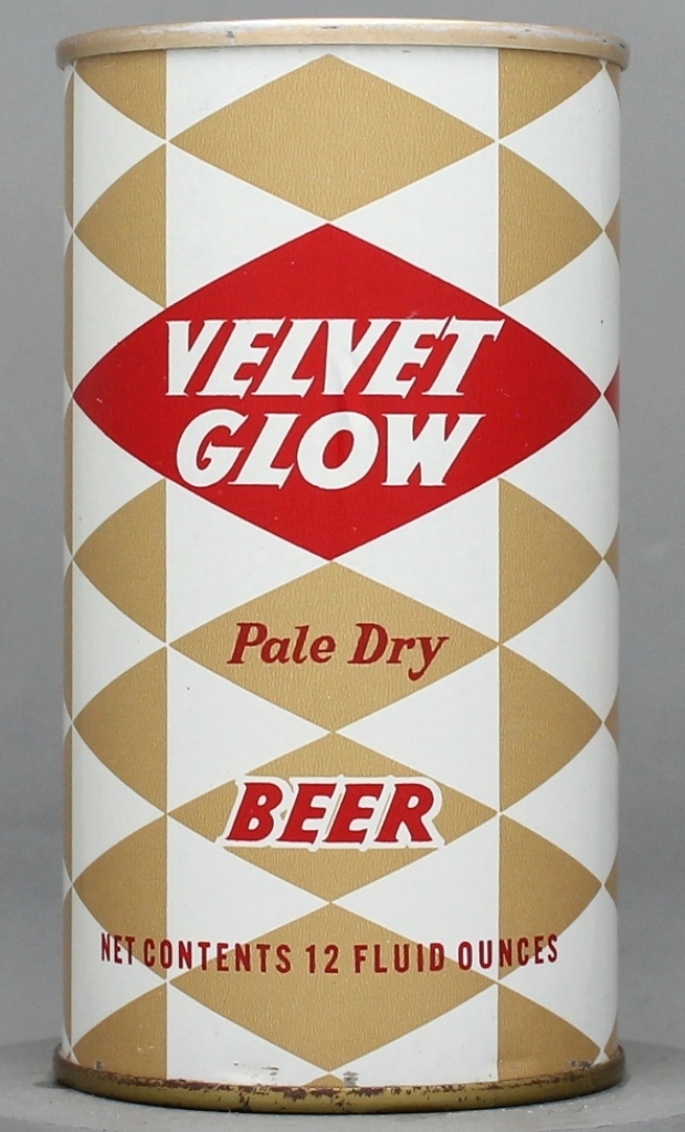 Velvet Glow Pale Dry Beer 12 Oz Tab Top Can