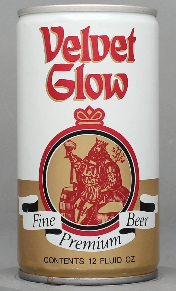 Velvet Glow Fine Premium Beer 12 Oz Tab Top Can
