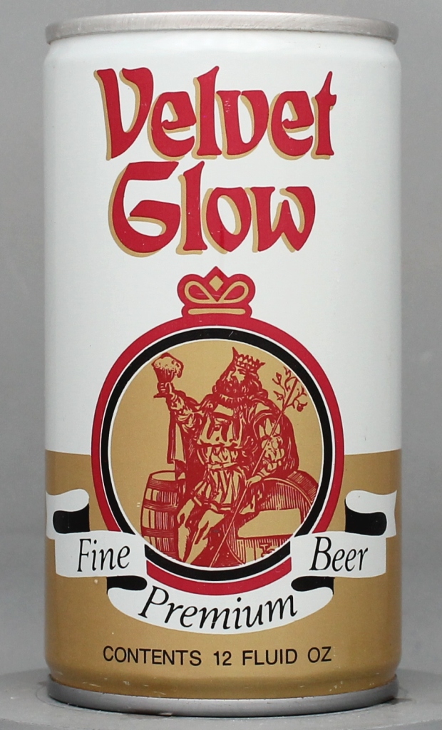 Velvet Glow Fine Premium Beer 12 Oz Tab Top Can