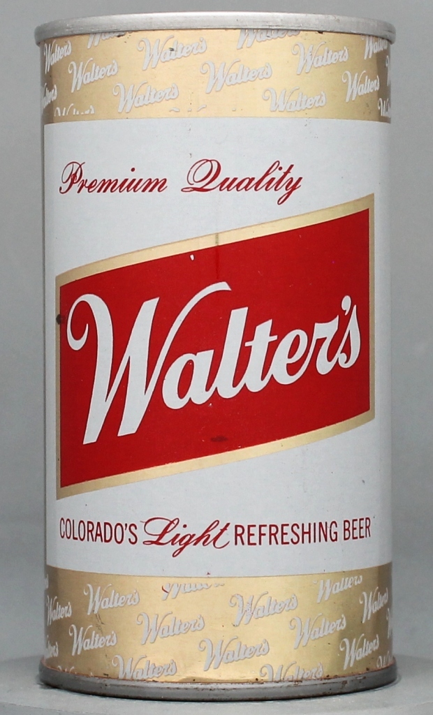 Walter's Premium Quality Beer 12 Oz Zip/Tab Top Can