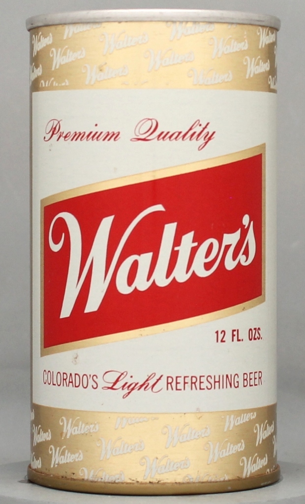 Walter's Premium Quality Beer 12 Oz Tab Top Can