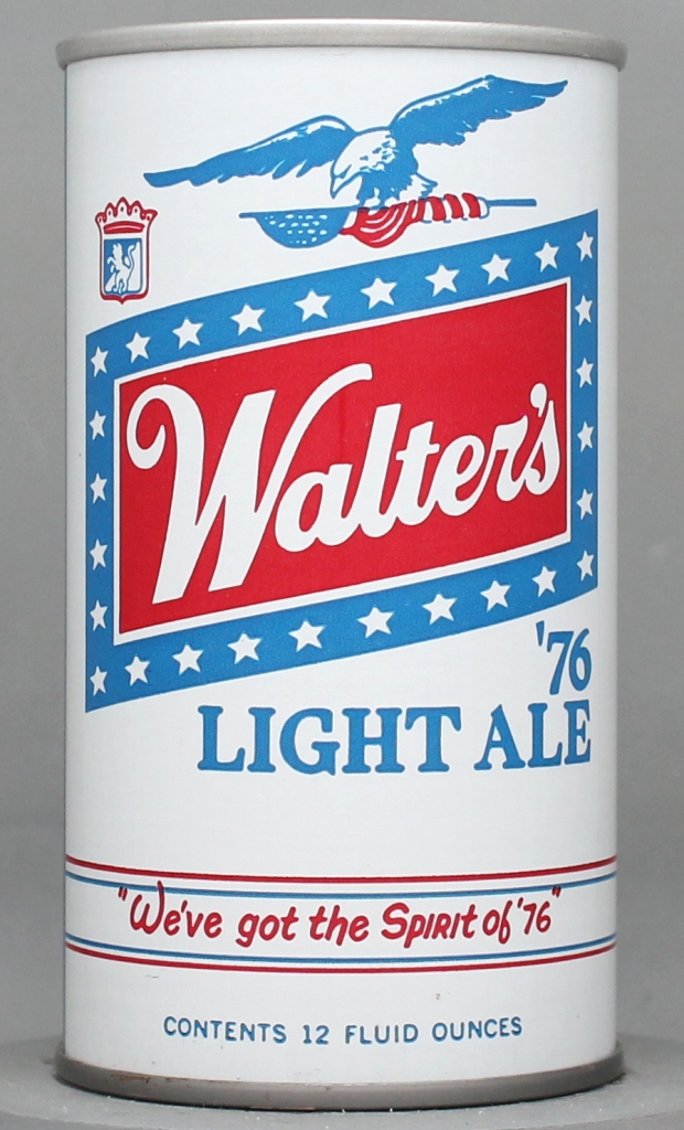 Walter's '76 Light Ale 12 Oz Tab Top Can