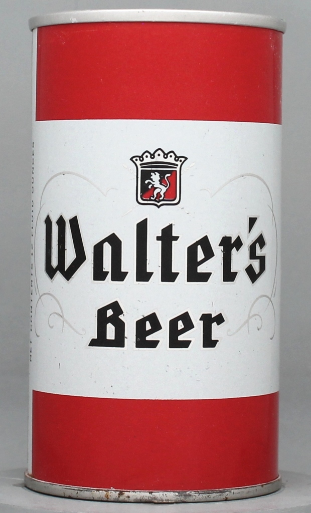 Walter's Beer 12 Oz Zip/Tab Top Can
