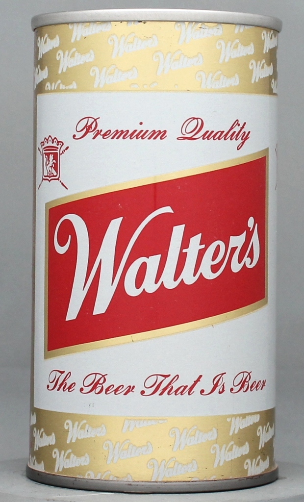 Walter's Premium Quality Beer 12 Oz Tab Top Can
