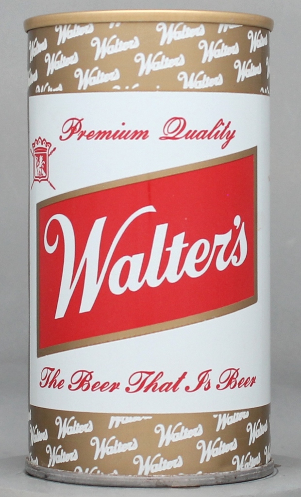 Walter's The Beer That Is Beer Beer 12 Oz Tab Top Can