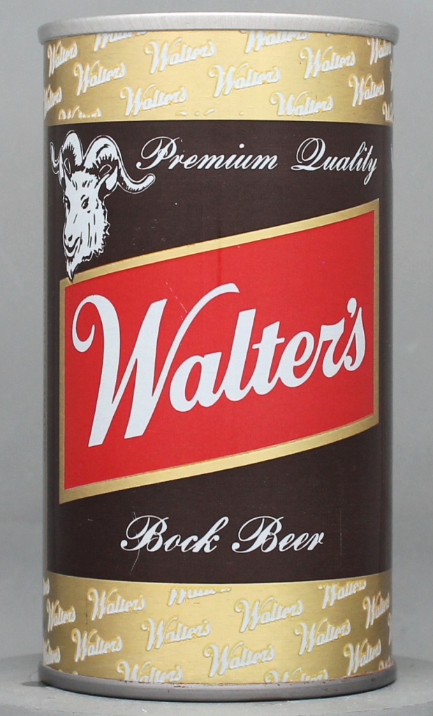 Walter's Premium Quality Bock 12 Oz Tab Top Can