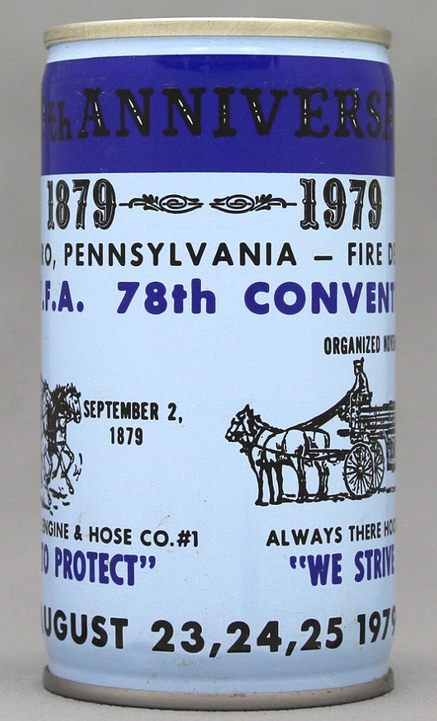 Waynesboro Fire Department Beer 12 Oz Tab Top Can
