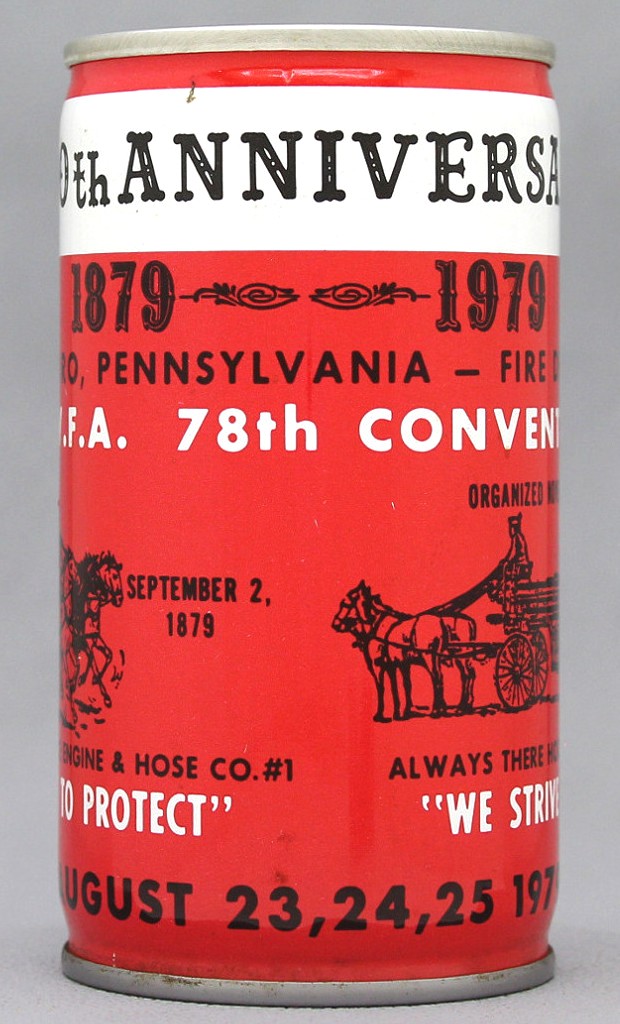 Waynesboro Fire Department Beer 12 Oz Tab Top Can