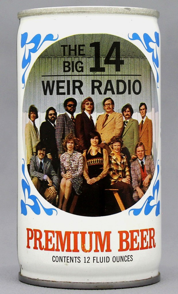Weir Radio Premium Beer 12 Oz Tab Top Can