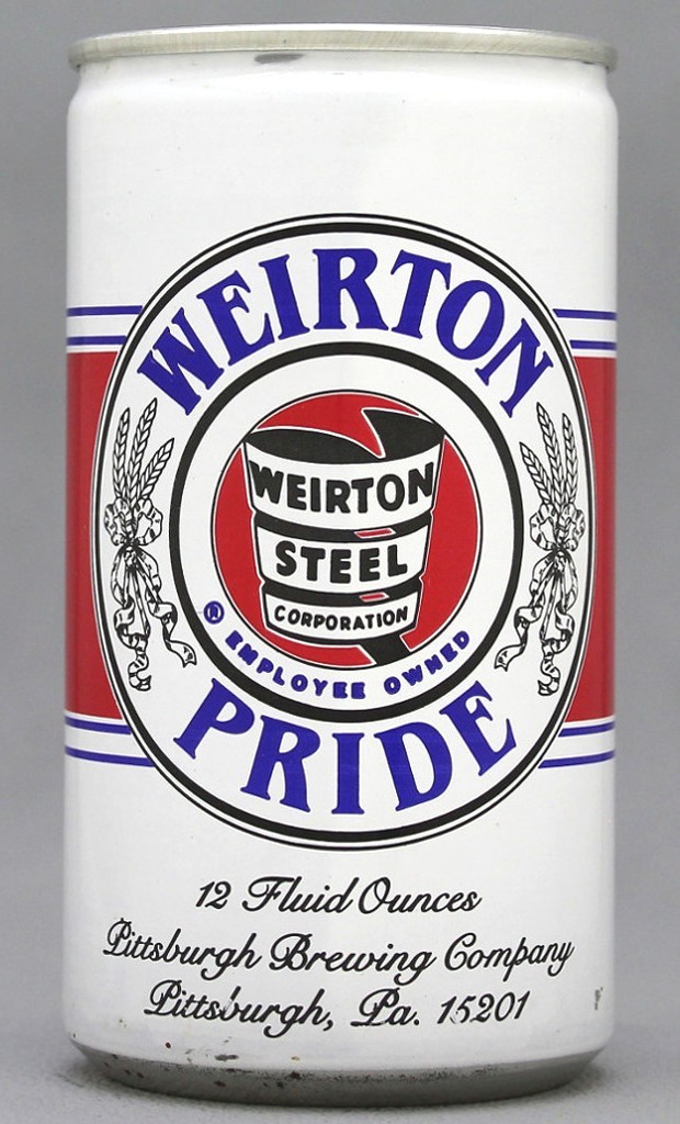 Weirton Pride Beer 12 Oz Tab Top Can