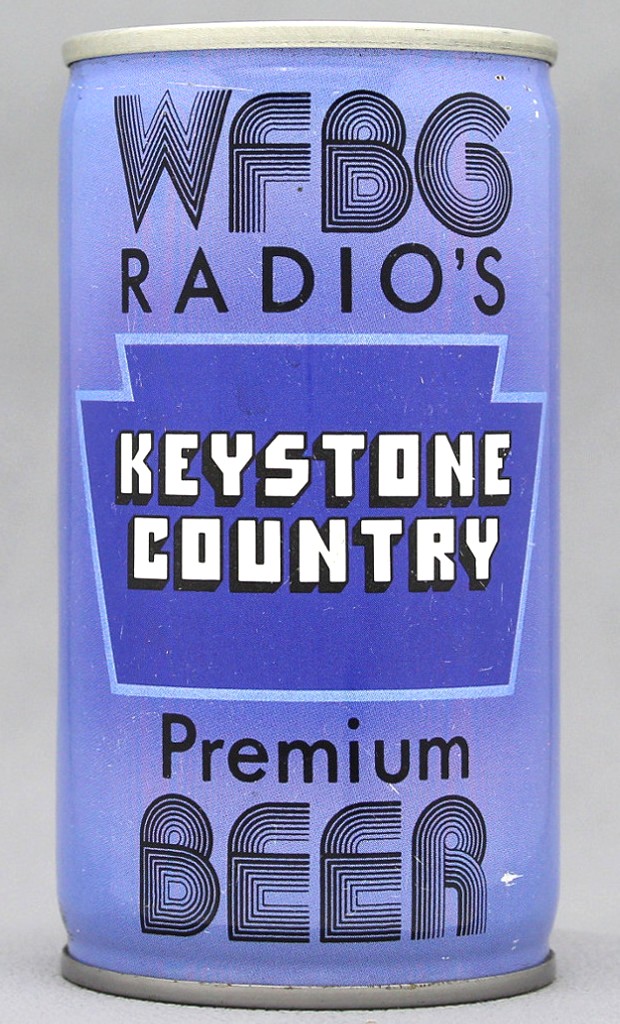 Wfbg Radio Premium Beer 12 Oz Tab Top Can