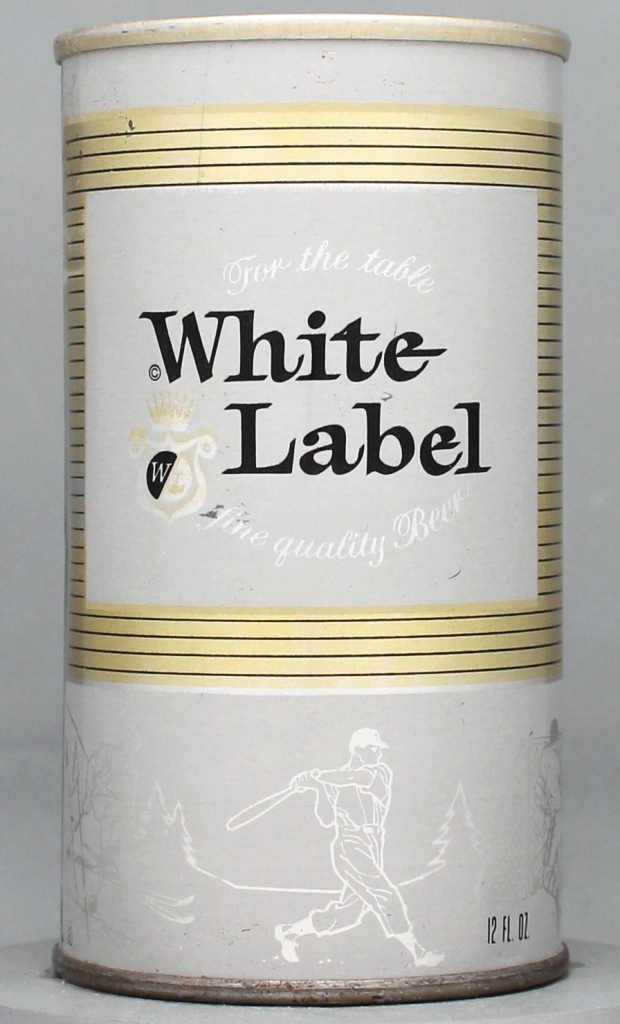 White Label Fine Quality Beer 12 Oz Tab Top Can
