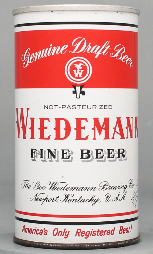 Wiedemann Genuine Draft 12 Oz Tab Top Can