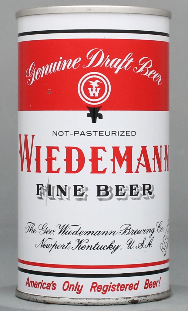 Wiedemann Genuine Draft Fine Beer 12 Oz Zip Top Can