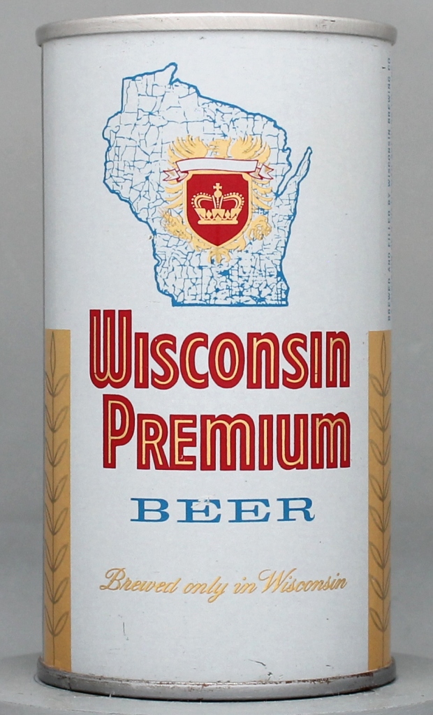 Wisconsin Premium Beer 12 Oz Tab Top Can