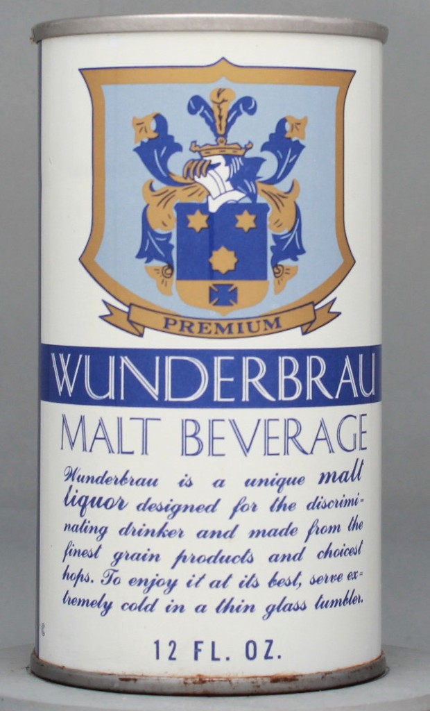 Wunderbrau Malt Beverage 12 Oz Tab Top Can