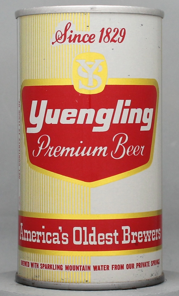 Yuengling Premium Beer 12 Oz Tab Top Can