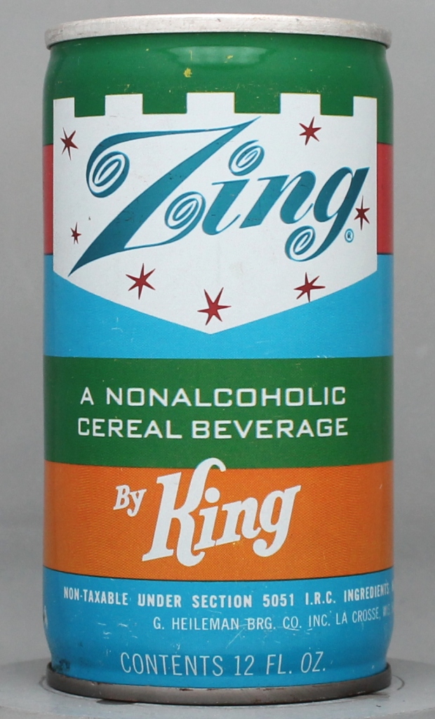 Zing A Nonalcoholic Cereal Beverage Near Beer 12 Oz Tab Top Can