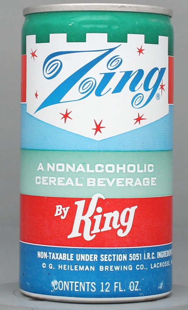 Zing By King Near Beer 12 Oz Tab Top Can