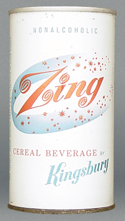 Zing Nonalcoholic Cereal Beverage Near Beer 12 Oz Tab Top Can