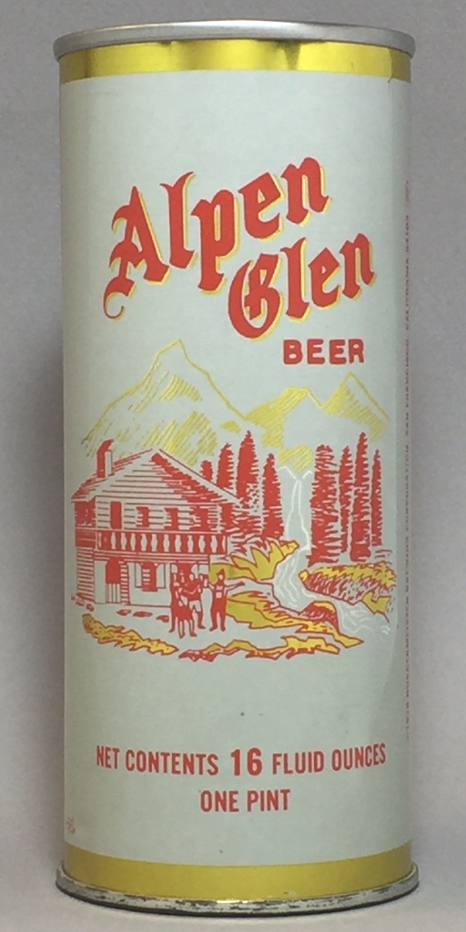 Alpen Glen Beer 16 Oz Tab Top Can