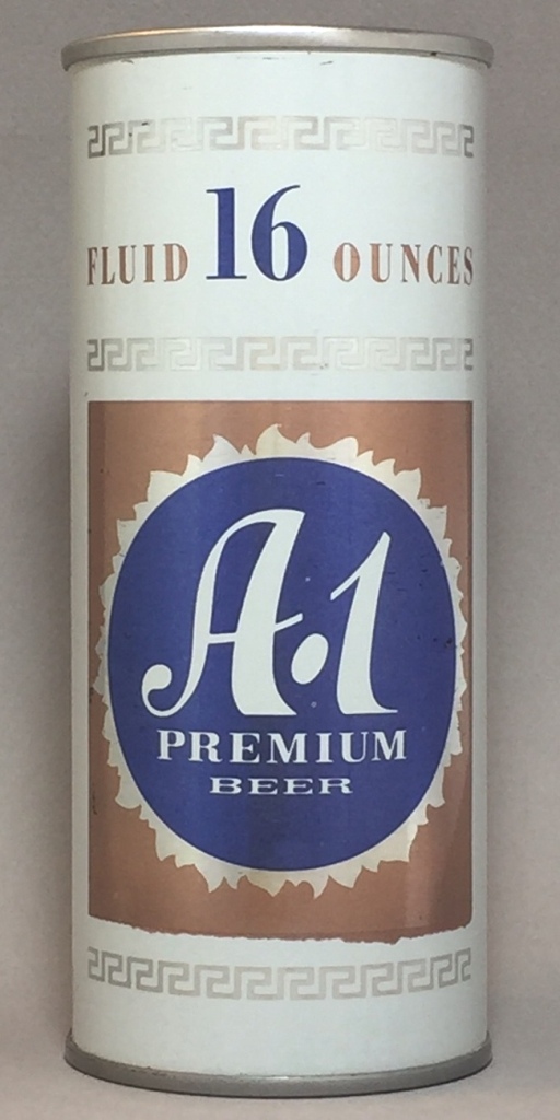 A-1 Premium Beer 16 Oz Tab Top Can