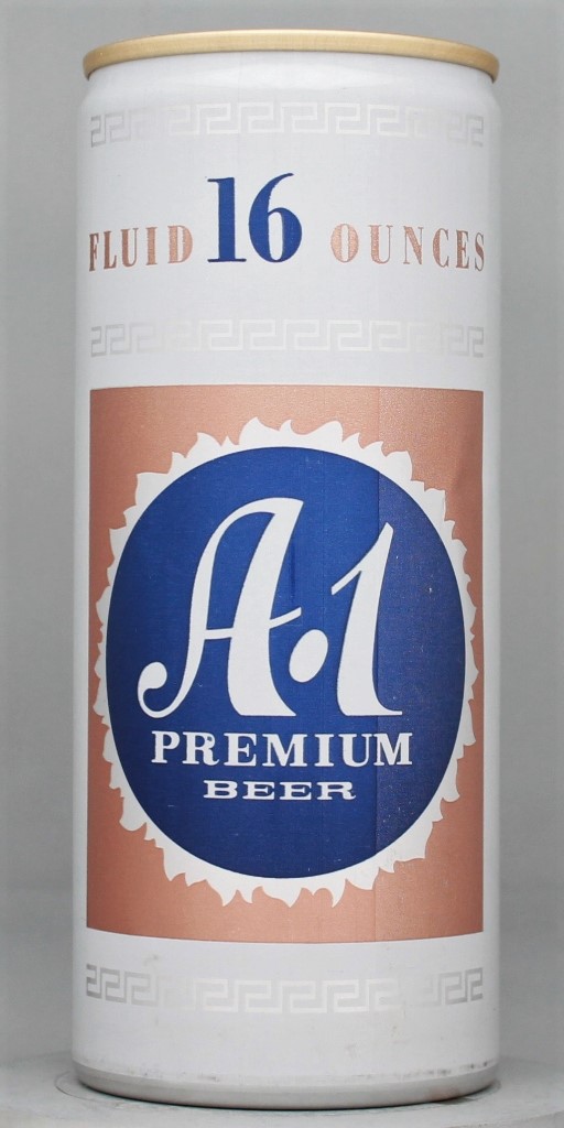 A-1 Premium Beer 16 Oz Tab Top Can