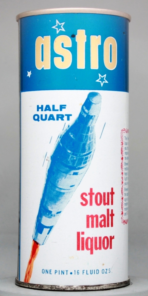 Astro Stout Malt Liquor 16 Oz Zip/Tab/Insert Top Can