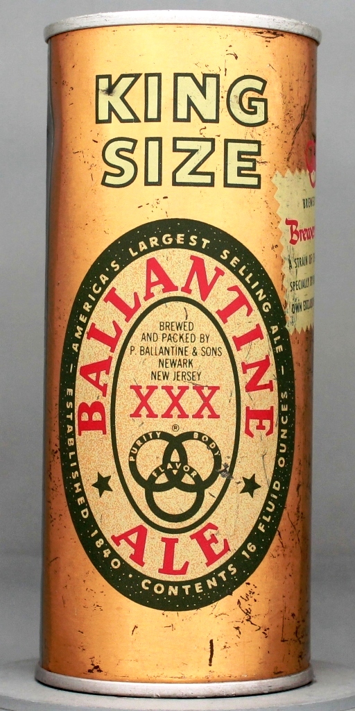 Ballantine XXX Ale 16 Oz Zip Top Can
