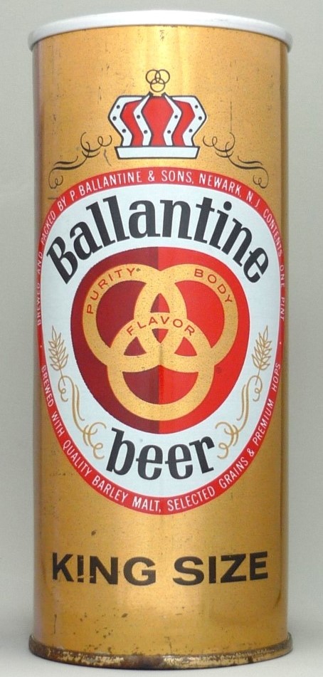 Ballantine Beer 16 Oz Zip Top Can