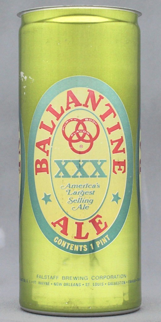 Ballantine XXX Ale 16 Oz Tab Top Can