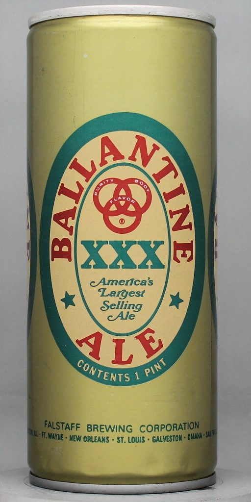 Ballantine XXX Ale 16 Oz Tab Top Can