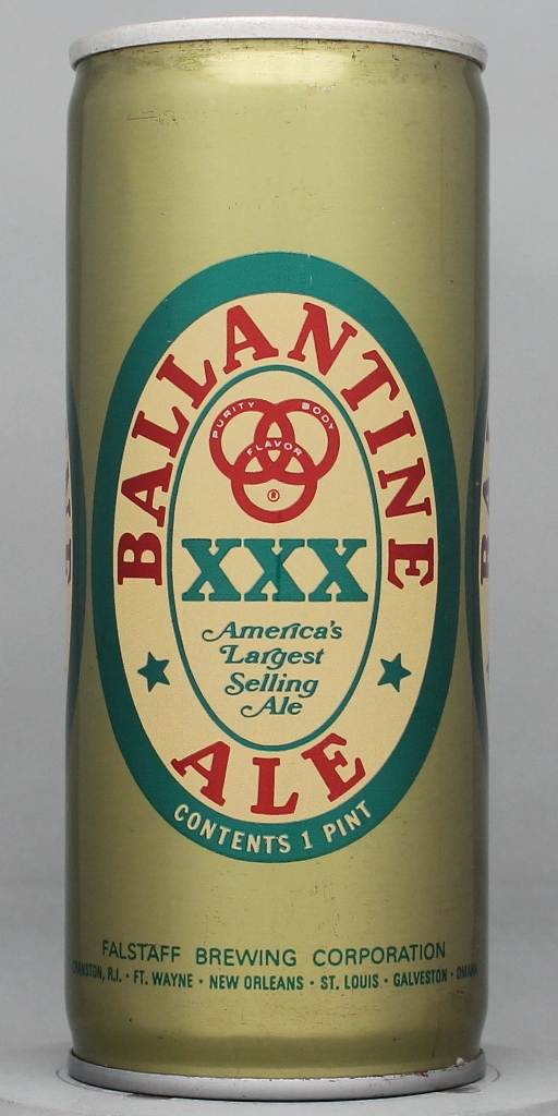Ballantine XXX Ale 16 Oz Tab Top Can