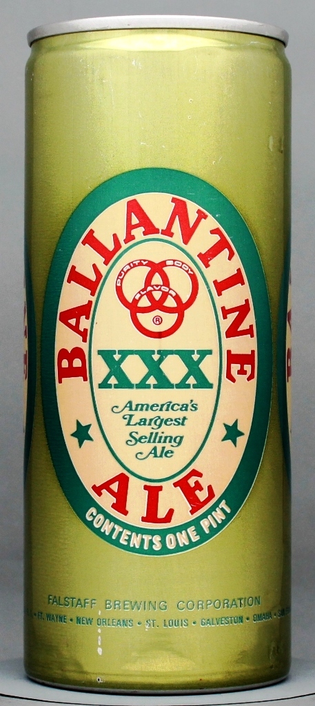 Ballantine XXX Ale 16 Oz Tab Top Can