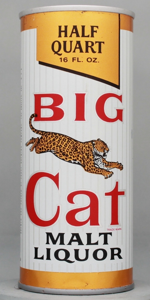 Big Cat Malt Liquor 16 Oz Tab Top Can