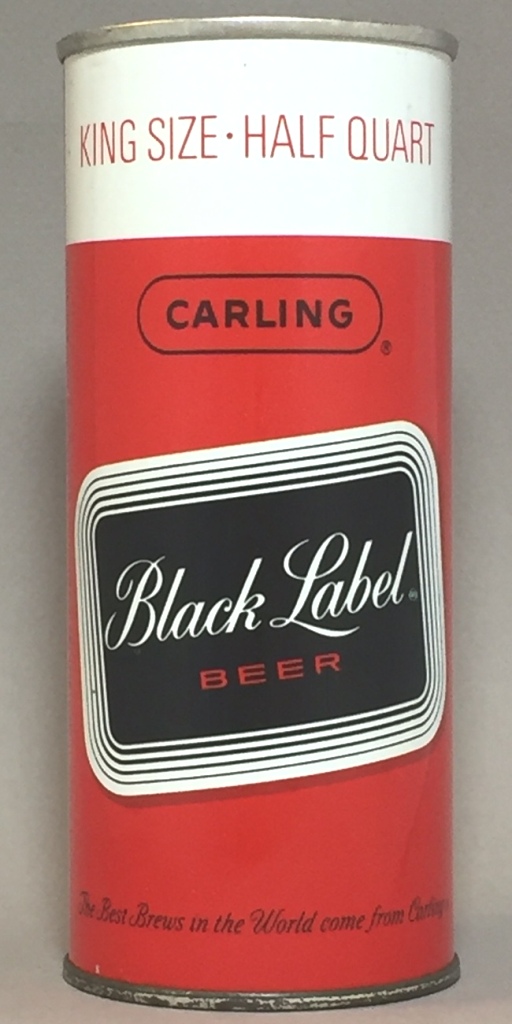 Black Label Beer 16 Oz Tab Top Can