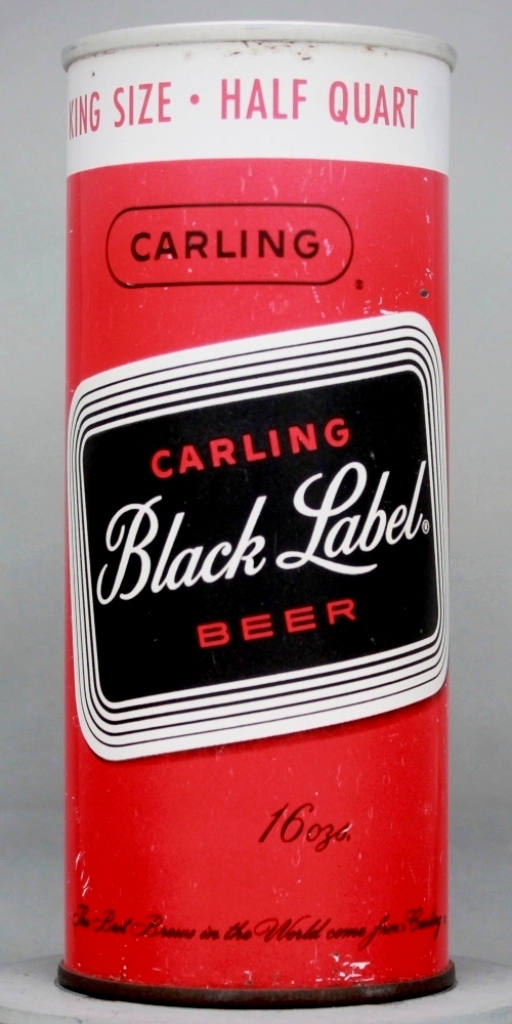 Black Label Beer 16 Oz Zip Top Can