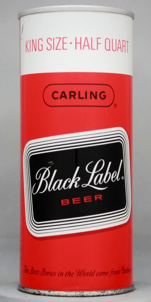 Black Label Beer 16 Oz Tab Top Can