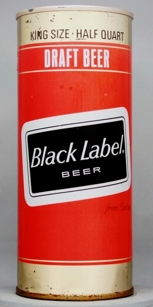 Black Label Draft 16 Oz Tab Top Can