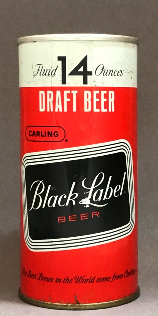 Black Label Draft 14 Oz Insert Top Can