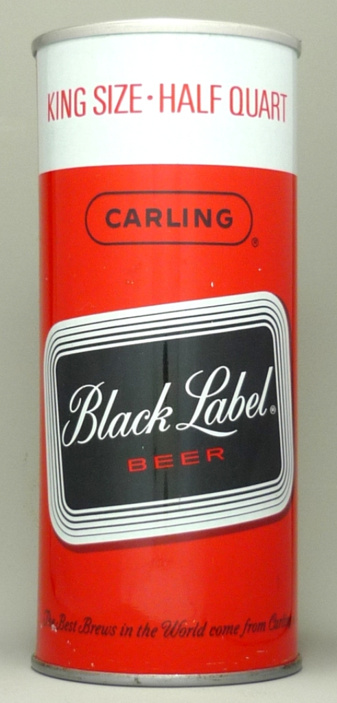 Black Label Beer 16 Oz Tab Top Can